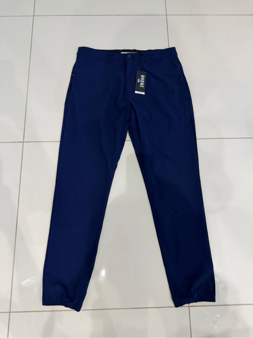 RHONE Navy Performance resort Jogger Pants